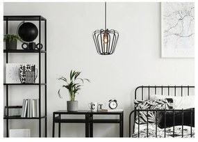 Lustră neagră din metal ø 35 cm Jonas – Candellux Lighting