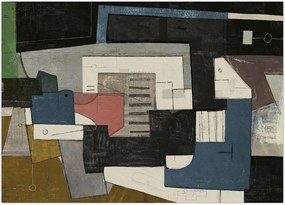 Tablou - Abstracție cubism (70x50 cm)