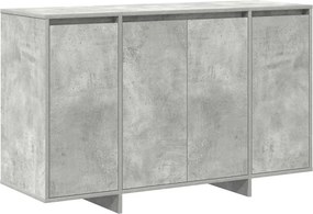 vidaXL Bufet Gri beton 120 x 41 x 75 cm Lemn compozit