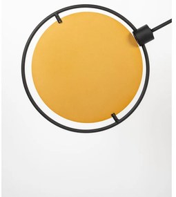 Lustră galben ocru/neagră LED cu intensitate reglabilă Sirius – Zuiver