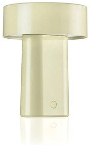 Veioză verde-deschis LED din plastic (înălțime 18 cm) Oblong – Zone