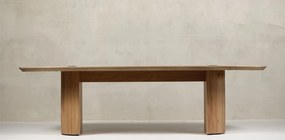 Masă lemn masiv Quantum, 280 × 110 × 75 cm