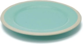 Farfurie Glaze Aquamarine 20cm desert (glazura albastru-verde aquamarine)