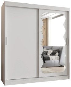 Dulap de haine 180 cm Spock (alb). 1126080