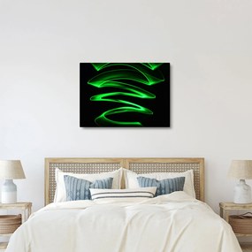 Tablou - valuri neon (70x50 cm)