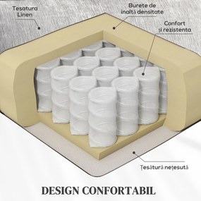 HOMCOM Fotoliu Reglabil Manual cu Suport pentru Picioare, Brațe Curbate și Picioare din Lemn, 68x90x106 cm, Gri Deschis | Aosom Romania