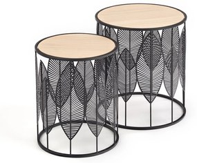 Set mese de cafea Folla negru