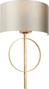 Endon 95210 - Lampă de perete 1xE27/10W/230V gri/alamă