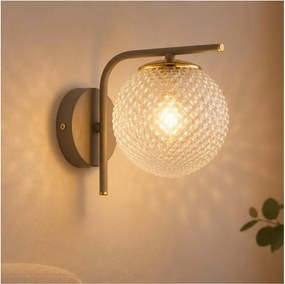 Brilagi - Lampă de perete STELLA 1xE27/60W/230V bej/auriu