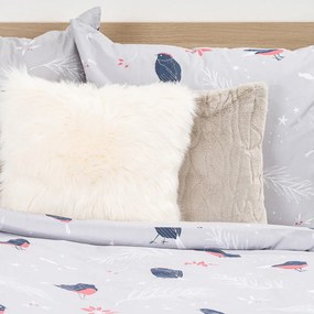 4Home Lenjerie de pat din bumbac Winter Robin, 140x 220 cm, 70 x 90 cm, 140 x 220 cm, 70 x 90 cm