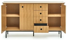 Comoda Smart KM1 stejar - L167 x A44 x h93 cm