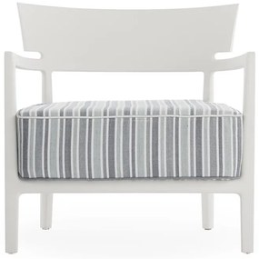 Fotoliu de exterior CARA MAT, diferite variante - Kartell Culoare: alb/verde cu dungi