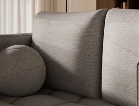Canapea Kastol , gri chenille extensibil, 137x71x74 cm – Soreli 04