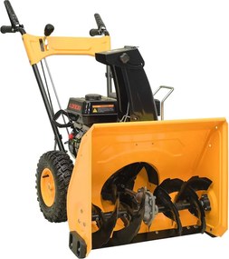 vidaXL Freză de zăpadă, 6,5 CP, galben cu negru