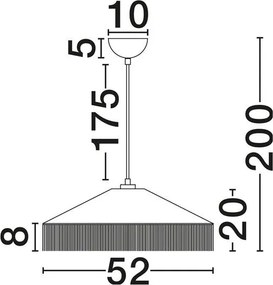 Lustra cu abajur din catifea si franjuri galben mustar VELVY