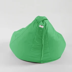 Fotoliu Nirvana Hobbit Pufrelax, material impermeabil, Green Apple