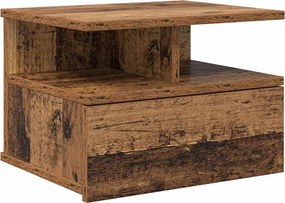 vidaXL Noptieră Suspendată Lemn vechi 40 x 31 x 28 cm Lemn compozit