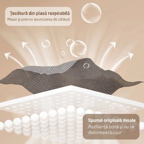 HOMCOM Scaun de Birou din Plasă Transparentă Fără Roți pentru Sală de Așteptare și Conferințe, Gri Închis | Aosom Romania
