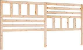 vidaXL Tăblie de pat, 206x4x100 cm, lemn masiv de pin