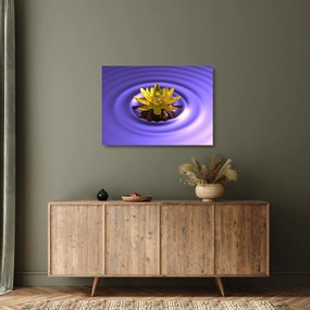 Tablou pe sticlă - Lotus (70x50 cm)