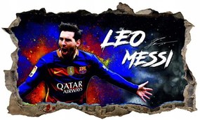 Autocolant de perete 3D - Lionel Messi 47x77 cm