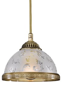 Lustra, Pendul clasic din alama si sticla 6202