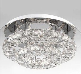 Lustra LED aplicata cristal K9 Quentin 40cm NVL-83399203