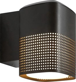 Aplica perete exterior Sidara negru