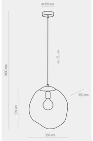 Lustră pe cablu SOL 1xE27/60W/230V neagră