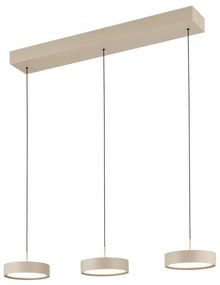 Lustra LED suspendata iluminat ambiental TEIDE khaki