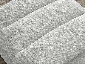 Taburet gri deschis cu tapițerie din chenille Neil – Bobochic Paris