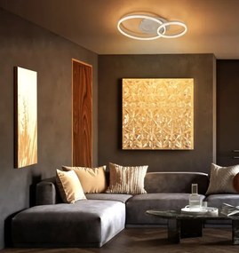 Globo 48480-30 - Plafonieră LED SANFORD LED/30W/230V 3000K 70x50 cm bej