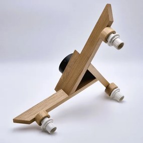 Lustr ANTONIO 3xE14/40W/230V, montaj plafon, stejar