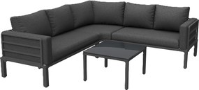Set mobilier de grădină 4-5 locuri, Gri | Aosom Romania