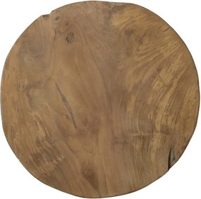 Măsuță din lemn de tec HSM collection Kruk Root