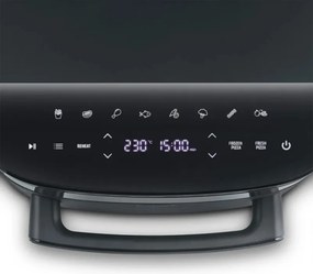 Friteuza cu aer cald si cuptor pentru pizza Caso AirFry & PizzaChef, 2850 W, 6 l, 11 programe, 50-230 °C, Timer, Memento, Pana la 30 cm, Negru