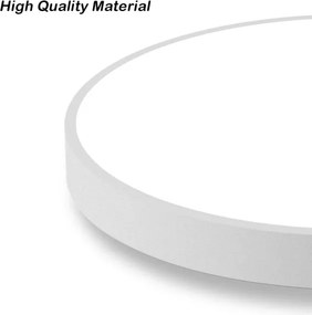 Immax NEO 07316L-LED Plafonieră dimabilă SEMPLICI 128W/230V Ø100 cm Wi-Fi Tuya albă + telecomandă