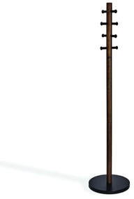 Cuier negru/în culoare naturală din lemn masiv de arbore de cauciuc Pillar – Umbra