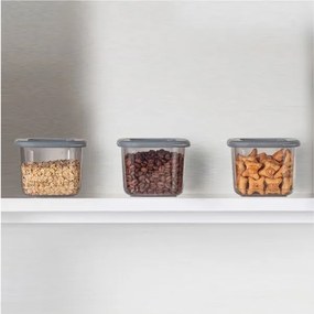 Set 3 cutii depozitare , UnicUtil, Spacious Versatile, Antracit