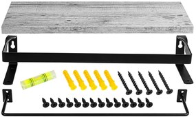 Set de 2 rafturi de perete STILISTA  Volato Duo, 40 cm, alb