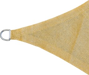 Outsunny Cort Parasolar Dreptunghiular pentru Exterior cu Protecție UV Respirabil cu Frânghii de Fixare, 3x4 m, Bej | Aosom Romania