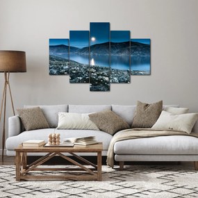 Tablou - Islanda noaptea (150x105 cm)