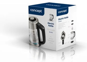 Fierbător Concept RK4190 cu control al temperaturii 1,7 l