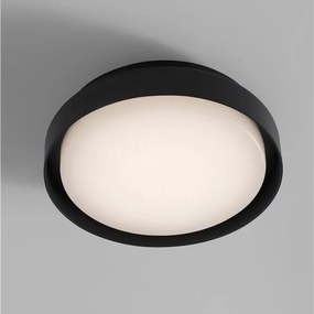 Plafoniera LED pentru iluminat exterior design modern slim IP65 OLIVER neagra