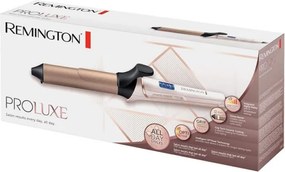 Ondulator de par Remington PROluxe CI9132, Ceramica, 32 mm, 210 C, functie PRO +, 10 temp. niveluri, Golden