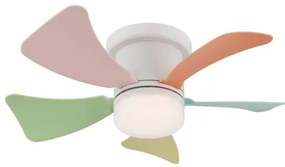 Globo 03609B - Ventilator de tavan LED HINES dimabil 10W/230V 3000-6500K +telecomandă