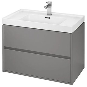 Dulap pentru lavoar, 53x79x45 cm, 2 sertare, gri Gri