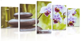 Tablou 5-piese Spa natura moartă