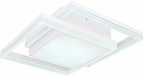 Plafoniera Smart LED CCT dimabila cu telecomanda SQUARES