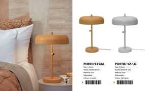 Veioza/Lampa de masa din metal Porto L gri